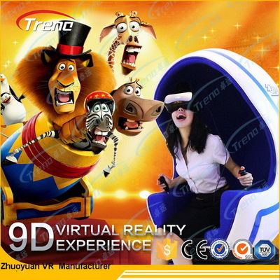 Elektrik Sistemi 9D VR Gözlüklü Sanal Gerçeklik Simülatörü 1/2/3 Koltuk
