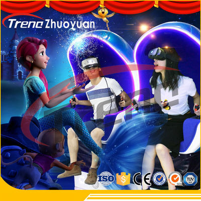 3Dof Motion Platform 9D VR Sinema Sanal Gerçek Sinema 80 VR Filmli 2 Koltuk