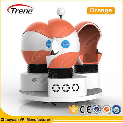 220v Sanal Gerçeklik Çift 9D VR Sinema Tek / Üçlü / Çift Yolcu CE