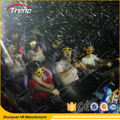 3 Dof Elektrikli / Hidrolik 5D Sinema Ekipmanı 7D Simülatörü Hareketli Kollu Sinema