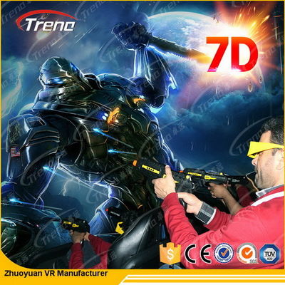 Profesyonel Büyük 7D Sinema 3 dof Özel Efektli Elektrikli Platform Sineması
