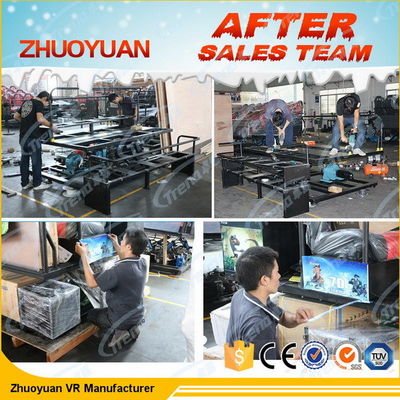 24 Oturma Dinamik Tiyatro 7D Sinema Sineması, Elektrikli Hareket Platformlu