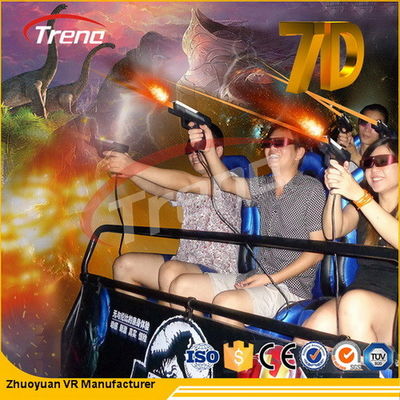 70 PCS 5D Movies Amusement Park Gun Shooting 7D Cinema Equipment With 6 DOF Electric Platform