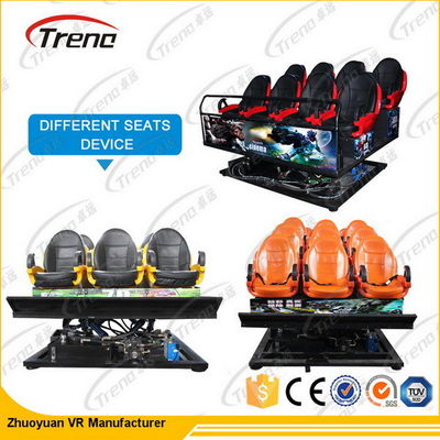 6/9/12 Koltuk 7d Sinema Sistemi 6 Dof Platform 7'li Büyük Sinema Ekipmanı