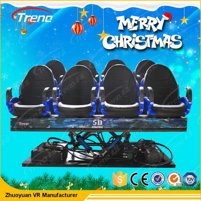 6/9/12 Koltuk 7d Sinema Sistemi 6 Dof Platform 7'li Büyük Sinema Ekipmanı