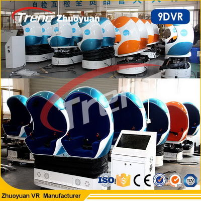 Etkileşimli 9D VR Ekipmanı CE Belgesi ile 6 Seater 9d Eylem Sineması