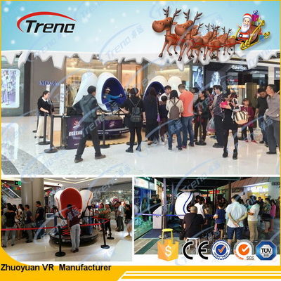 220v Sanal Gerçeklik Çift 9d Eylem Sinemaları Tek / Üçlü / Çift Yolcu CE