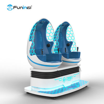 Eğlence Parkı için 1.2KW 9D VR Yumurta Sineması Hareket Koltuğu 360 Derece