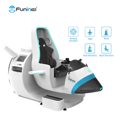 VR Shop Havaalanı için 360 Derece 9D VR Uçuş Simülatörü Kokpiti