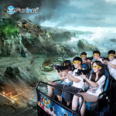 Metal 7D Interactive Motion Race Simulator Flat Curved Screen HD Projection Sinema Tiyatrosu