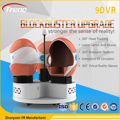 Heyecanlı Roller Coaster Rides 9D VR Simülatörü Döner Sandalyeler Atölye Makinesi