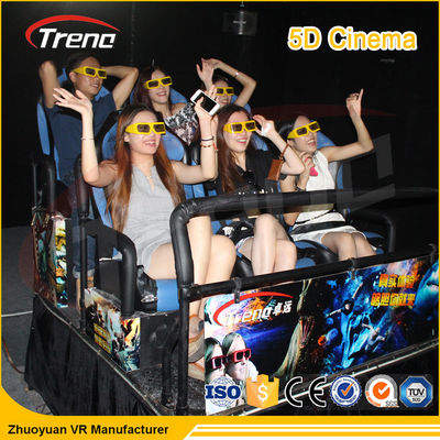 2DOF / 6DOF Roller Coast Ride Platformu 5D Sinema Ekipmanları VR Sürüş Simülatörü
