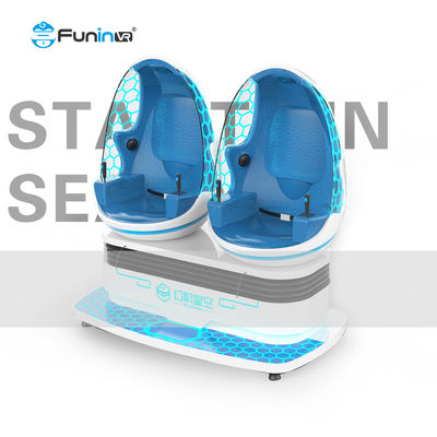 Ticari İki Koltuklu 9D VR Sandalyesi En Son Deneyimi Keşfedin