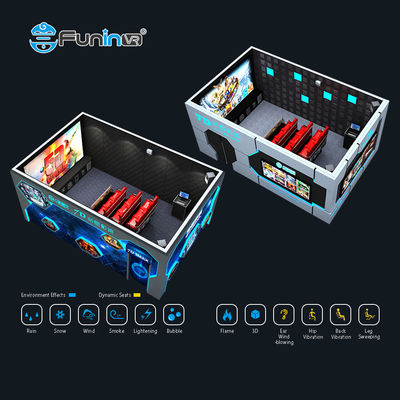 Elektrik sistemi 5 boyutlu sinema tiyatrosu Dijital projeksiyon 500kg Kapasite