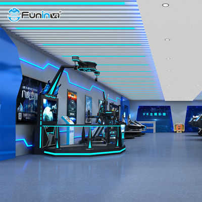 Çok oyunculu Oyun 6DOF Hareket Platformu ile 9D Walker Atış Simülatörü