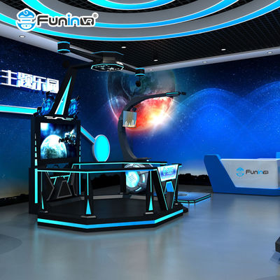 Çok oyunculu Oyun 6DOF Hareket Platformu ile 9D Walker Atış Simülatörü