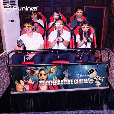 Immersive Entertainment 7D Sinema Tiyatrosu Eğri Ekran 3 Tip Film Özel Efektleri