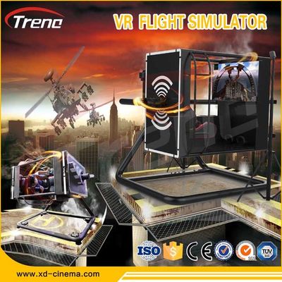 9D VR 720 Derece Döner Kokpit VR 360 Derece Uçuş Simülatörü Oyun 6.0 KW için