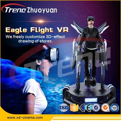 İnanılmaz Kapalı Oyun VR Sanal Gerçeklik Simülatörü Stand Up Flight Simulator Machine
