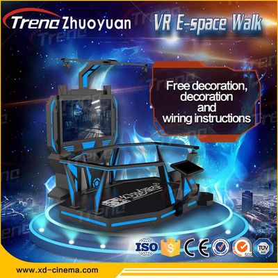 HTC VIVE Sanal Gerçeklik Uzayda Yürüyüş Siyah Atış Oyunları 9D Eylem Sinemaları