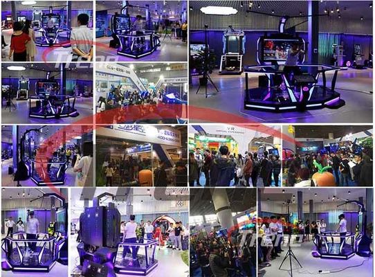 HTC VIVE Sanal Gerçeklik Uzayda Yürüyüş Siyah Atış Oyunları 9D Eylem Sinemaları