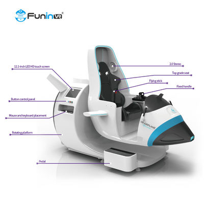 Adventure Park 0.5KW VR Uçuş Simülatörü Yüksek çözünürlüklü 3D Grafikler