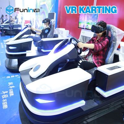 Bir Koltuk 9D VR Simülatörü VR Oyunu Merkezi Için Sıcak Vr Simülatörü Araba Sürüş Yarış