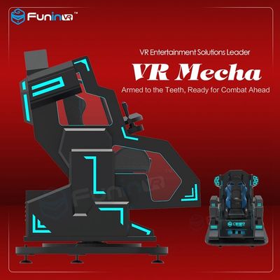 Oyun Parkında Joystick Kontrol Gerçek Mecha Duygu 9D Sanal Gerçeklik Simülatörü