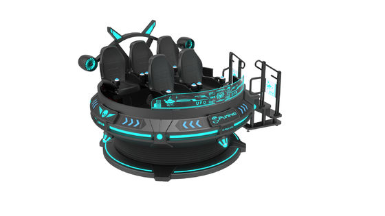 Eğlence 55 Inch Ekran 9D VR Sandalye AC220V 5 Koltuk