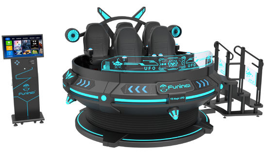 Eğlence 55 Inch Ekran 9D VR Sandalye AC220V 5 Koltuk