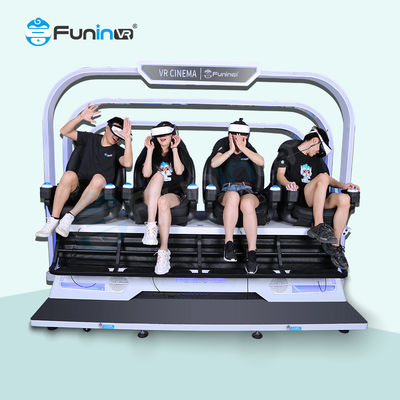 Eğlence 9D Sanal Gerçeklik Simülatörü Etraf Ses Düşük Bakım 220V