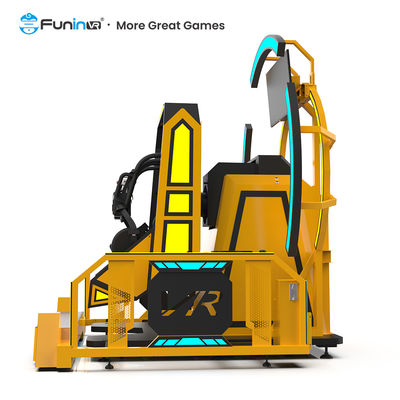 360° Rotasyon VR Uçuş Simülatörü Immersive Roller Coaster VR Arcade Oyun Makinesi