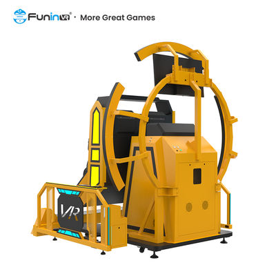 360° Rotasyon VR Uçuş Simülatörü Immersive Roller Coaster VR Arcade Oyun Makinesi