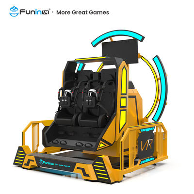 360° Rotasyon VR Uçuş Simülatörü Immersive Roller Coaster VR Arcade Oyun Makinesi