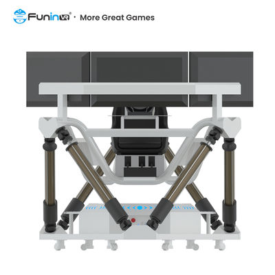 Funin VR Kapalı 9D VR Eğlence Parkı F1 Yarış Araba Simülatörü Üç Ekranlı Yarış Araba Sürme Arcade Oyunları Yarış Simülatörü