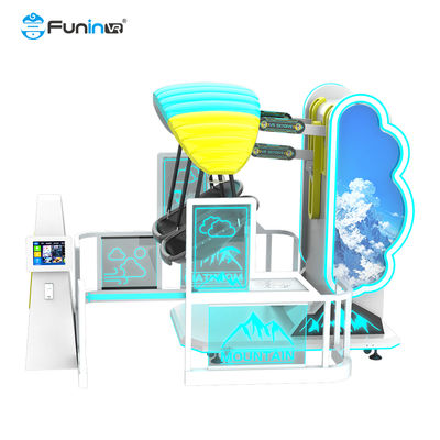Sanal Gerçeklik Uçuş Simülatörü Eğlence Parkı Sürüşler Çift Koltuklu VR Uçan Oyun Makinesi