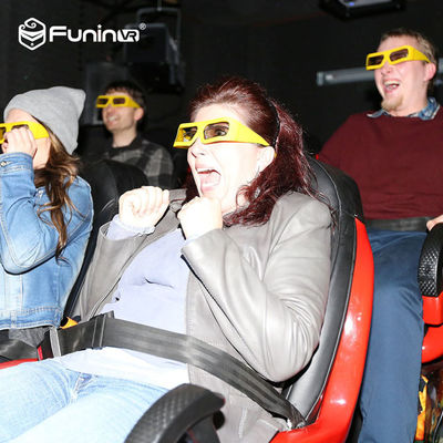220V Tiyatro İnanılmaz Silah Çekim 7D Sinema Simülatörü, Elektrik / Hidrolik Sistem