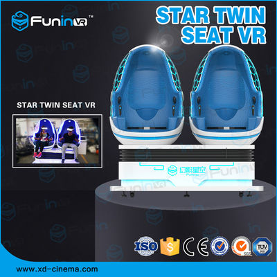 9D VR 360 Derece Yumurta VR Sandalye Sinema Simülatörü / Interaktif Oyun Sanal Gerçeklik Ekipmanları