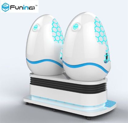 9D VR 360 Derece Yumurta VR Sandalye Sinema Simülatörü / Interaktif Oyun Sanal Gerçeklik Ekipmanları