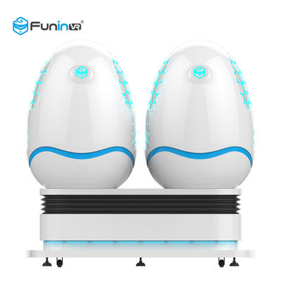 2.5KW 9D VR Simülatörü Yumurta Şekli Koltuk 2 Kişilik / Sanal Gerçeklik Oyun Sürmek İçin