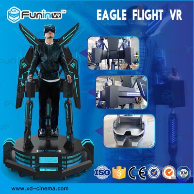 Funin VR Ayakta Kadar Çekim Oyun Makinesi 9D Alışveriş Merkezleri Için Fly VR Uçuş Simülatörü