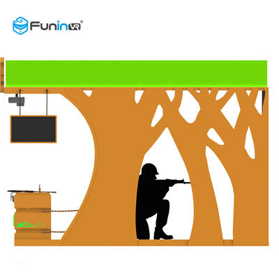 Çekim Oyunu Sanal Gerçeklik Makinesi 220 V VR Yayınlamak Oyun Ekipmanları Heyecan Verici Silah