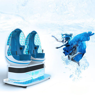 Elektrikli Krank Platformu 9D Sanal Gerçeklik Simülatörü 4.5KW İkiz Koltuk