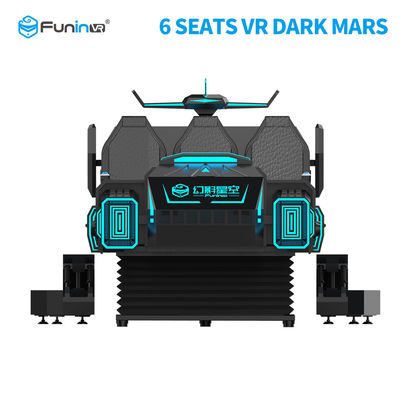 Çekici 6 Koltuklu VR Sineması 6 Koltuklu 9D VR Simülatörü Dark Mars