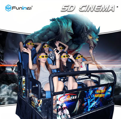 Sergi Mobil Kamyon Üzerinde 5D 7D Sinema / Eğlence Parkı Oyunları 5d Tiyatro Rider