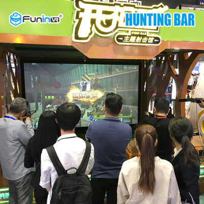 4 Oyuncu için Sarı + Yeşil Çekim Sanal Gerçeklik 9D VR Sinema