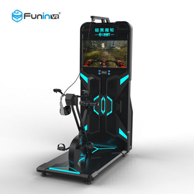 Kapalı 9D Sanal Gerçeklik Sabit Bisiklet / Egzersiz Bisikleti Sanal Sürüş