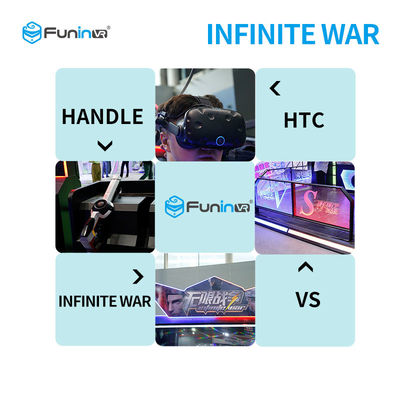 Orta Çağ İçin HTC Vive Kulaklıklı 2 Oyuncu 9D VR Çekim Simülatörü