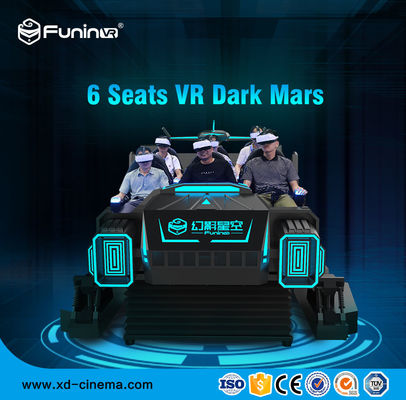 FuninVR-Sıcak satış Arcade 6 koltuk VR koyu mar 3.8KW Eğlence Parkı Için Sanal Gerçeklik Deneyimi
