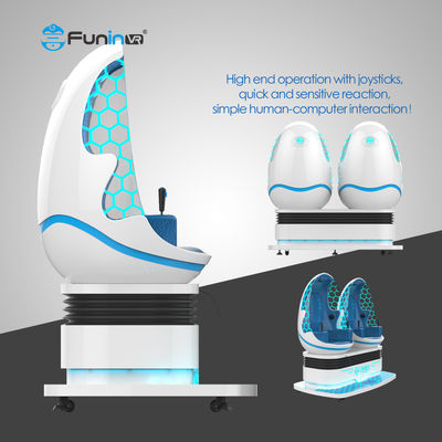 VR 360 arcade simülatörü mavi VR oyun ürünü Para kazan Sanal gerçeklik 2 Oyuncu